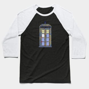 DragonCon Marriott Carpet TARDIS Atlanta Baseball T-Shirt